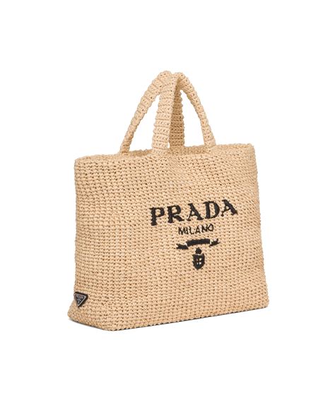 prada raffia tote with purchase|prada beach bag raffia.